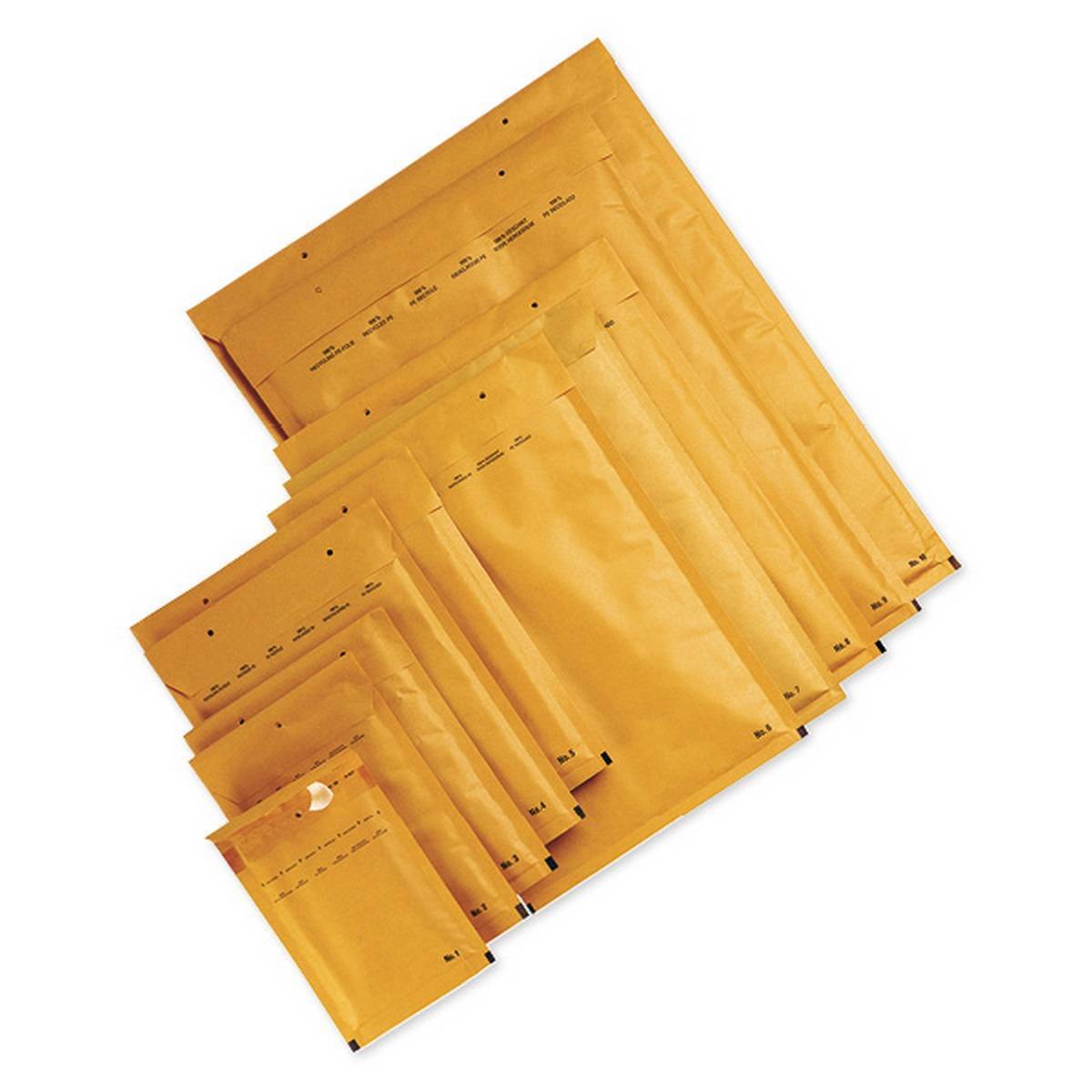 Paquete de 10 sobres/bolsa acolchados nº 11 - 100 x 160 mm