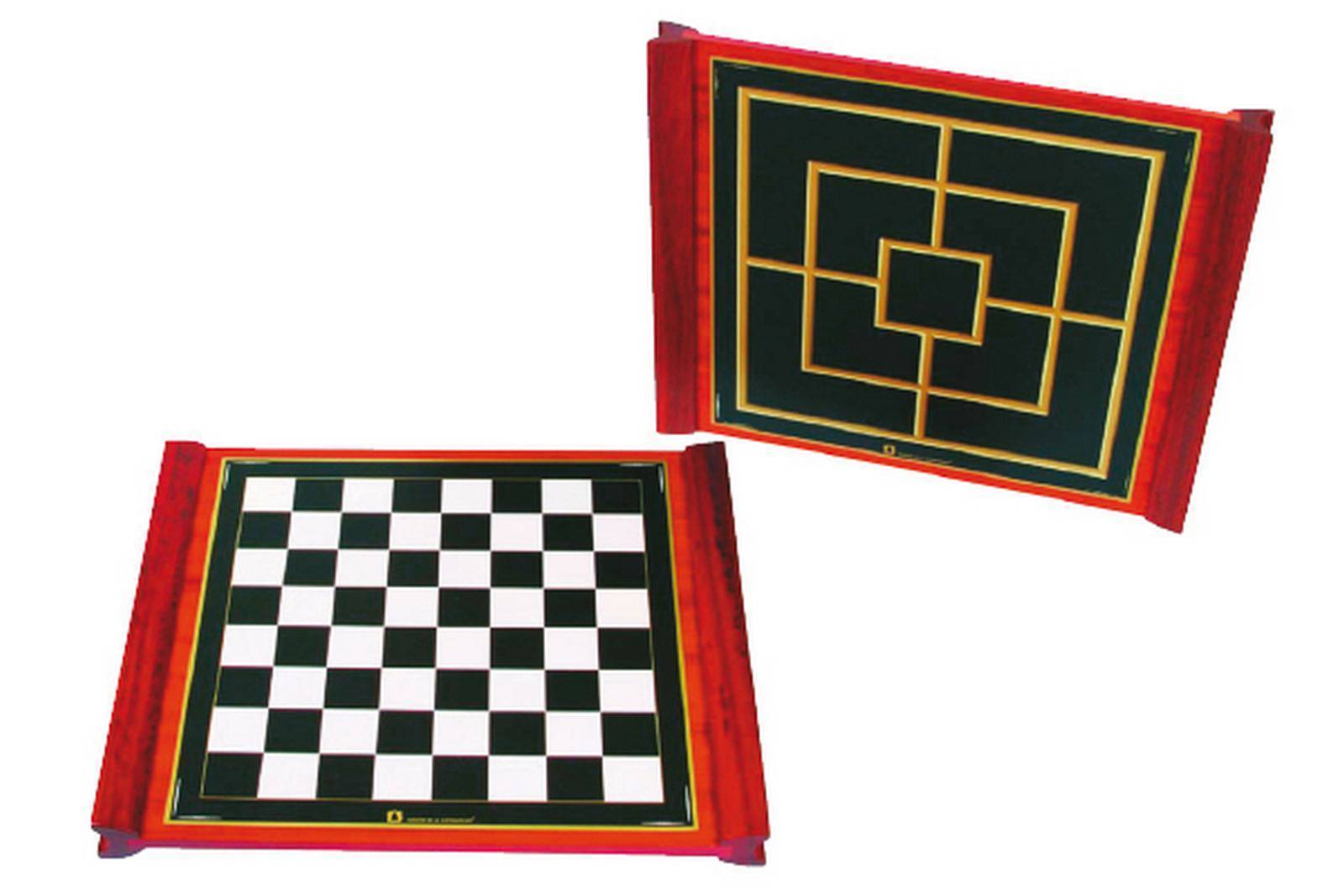Juego ajedrez/alquerque en bandeja haya JUEGOS DE LA ANTIGUEDAD 158 - 33 x 27 x 2 cm
