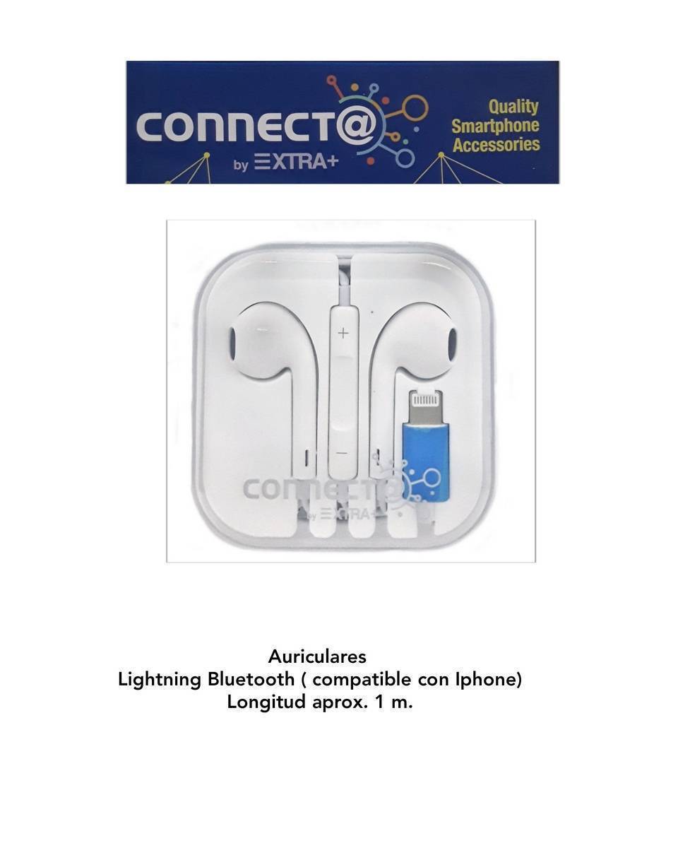 Auricular CONNECT@ lightning blanco PVP 13,90€