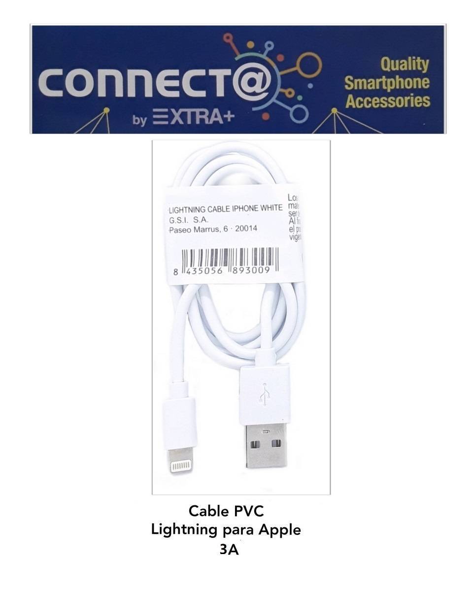 Cable CONNECT@ 3A for APPLE PVP 4,50€