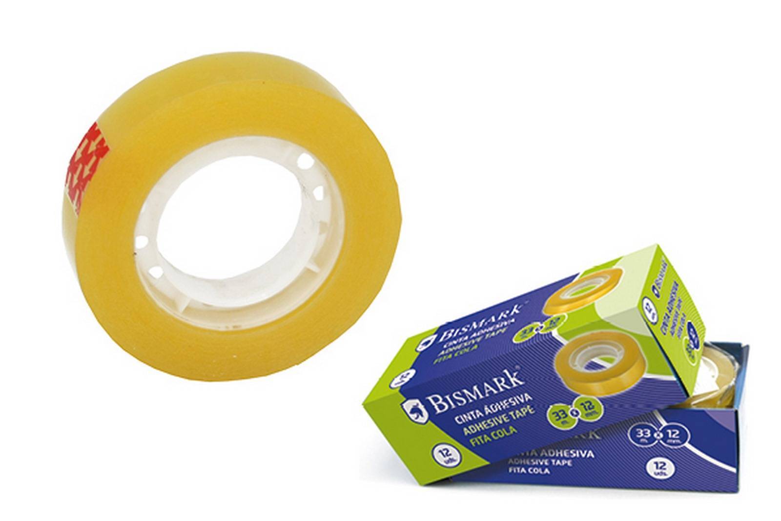 Cinta adhesiva transparente 33 x 19 mm