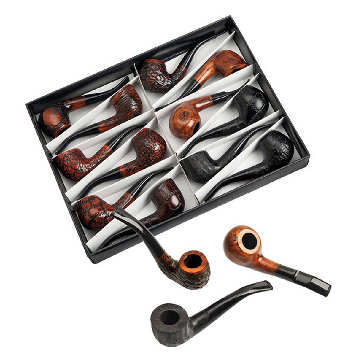 Caja expositora de 12 pipas surtidas OLD FASHION