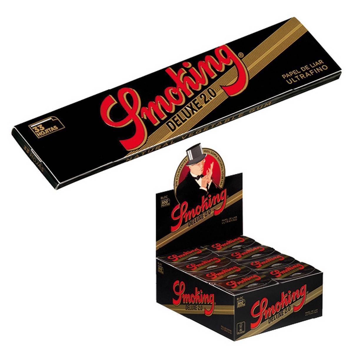 Papel de fumar SMOKING de Luxe King Size - Caja de 50 librillos
