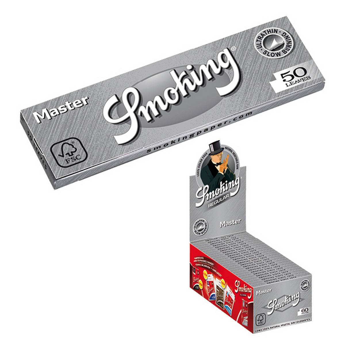 Papel de fumar  SMOKING Master. Caja de 25  librillos