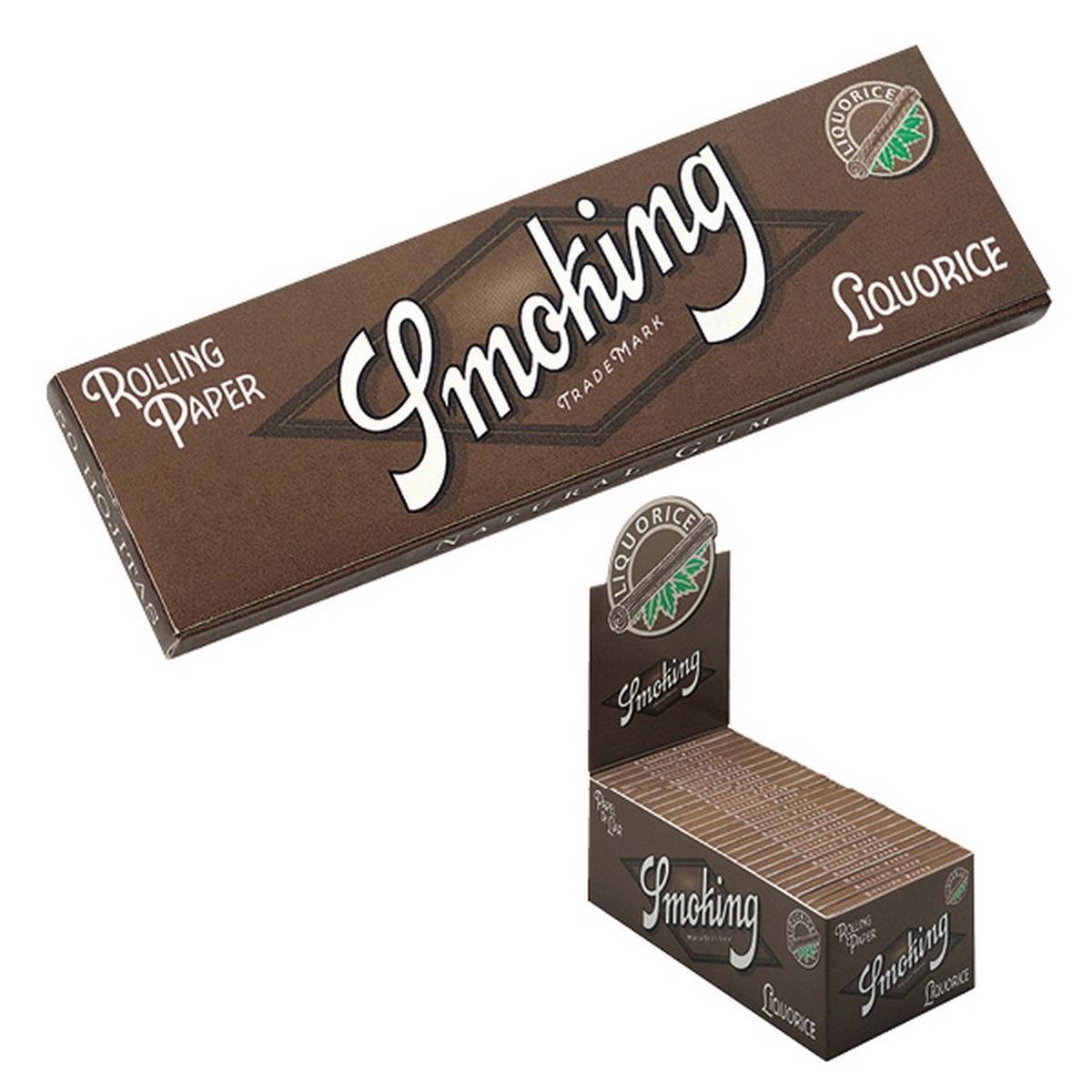 Papel de fumar SMOKING Liquorice  nº 8 - Caja de 50 librillos