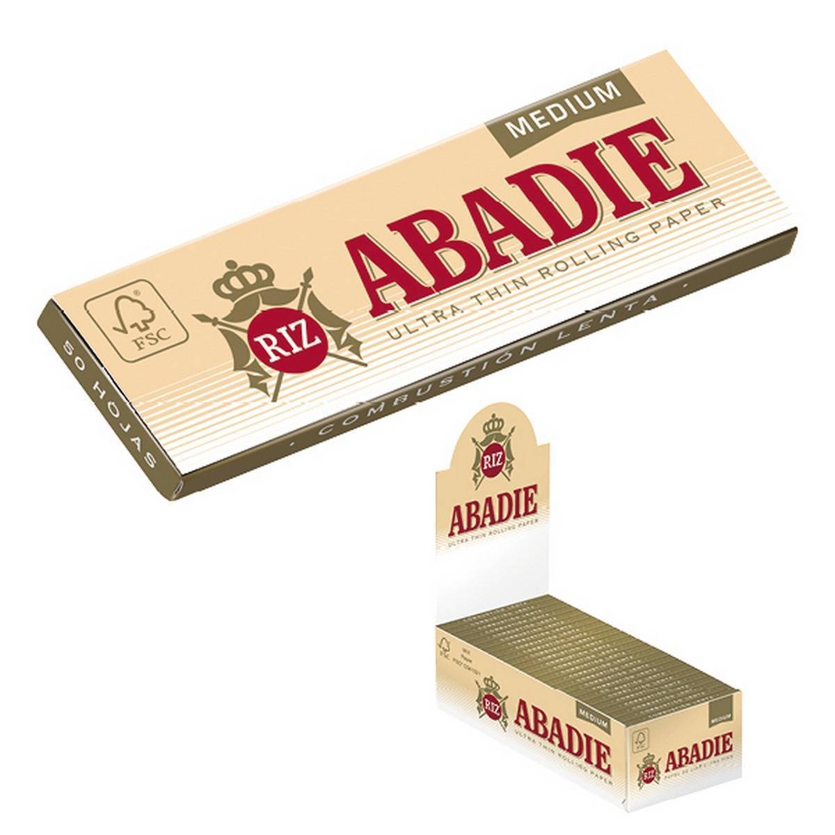 Papel de fumar ABADIE  nº 196 -  1 1/4 - Caja de 50 librillos