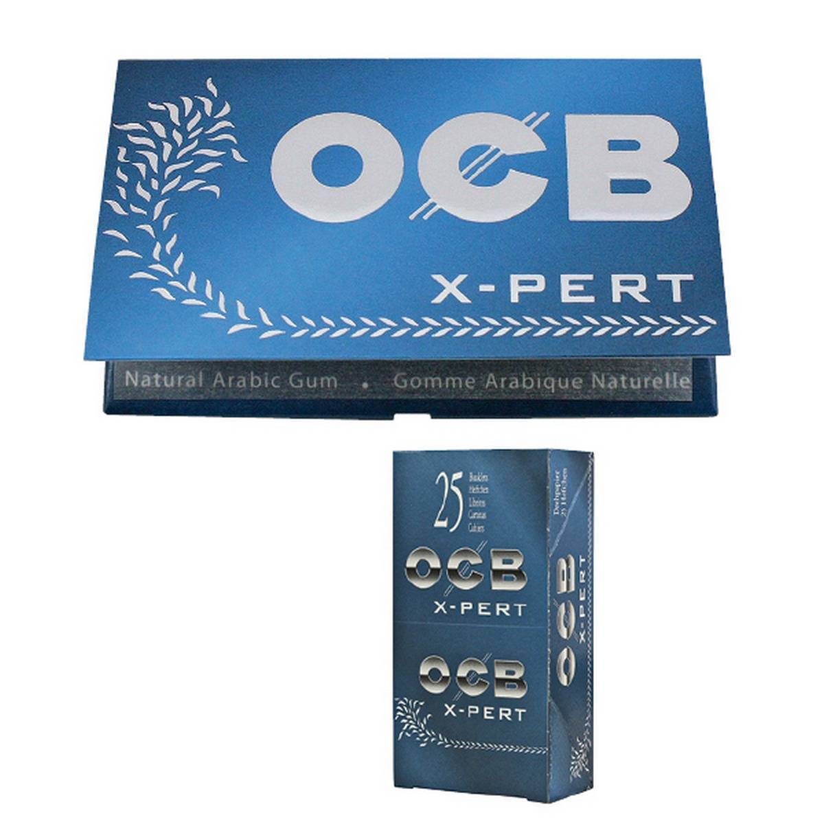 Papel de fumar OCB  X-Pert Doble - Caja de  25  librillos