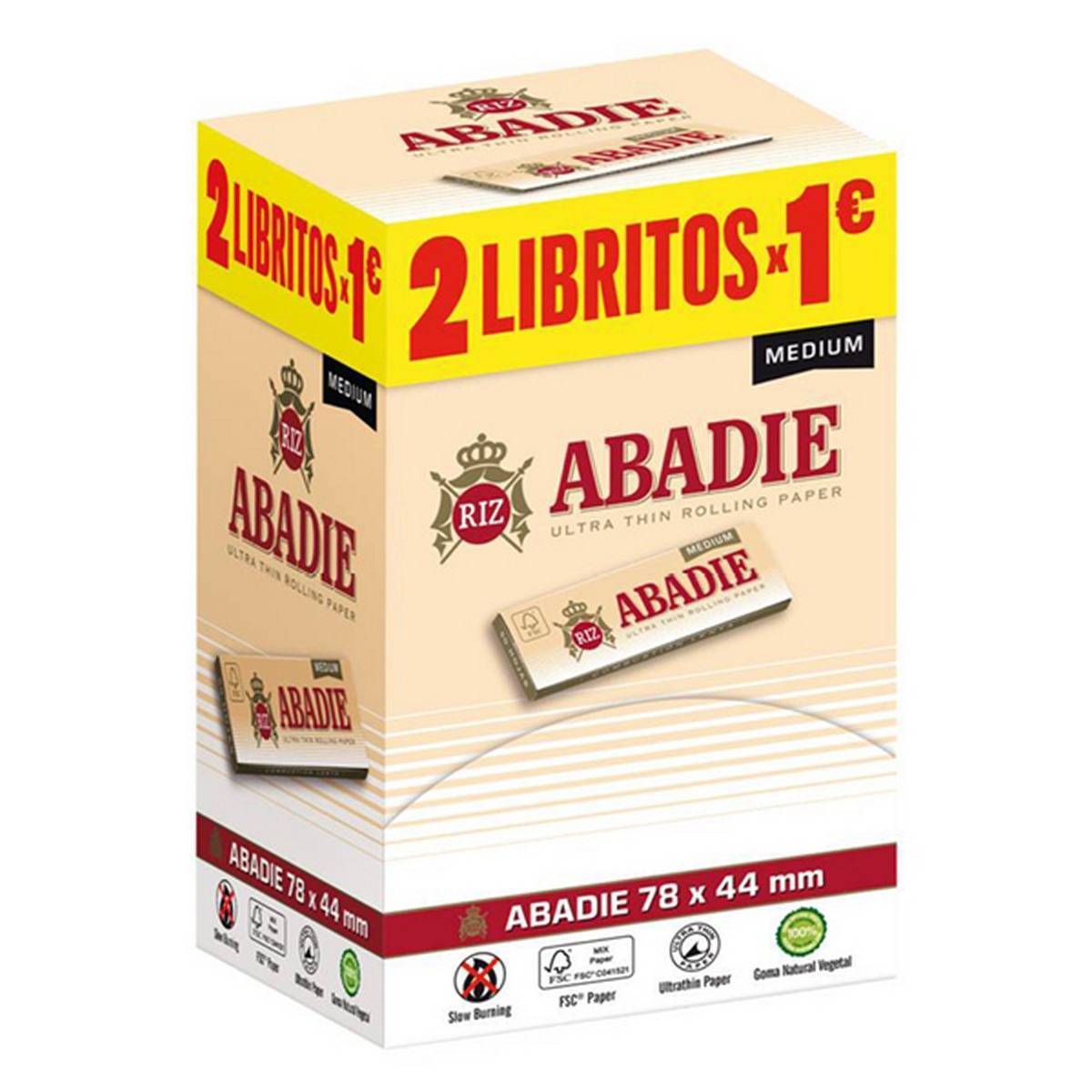 Expositor 200 librillos 78 MM ABADIE -2X1€