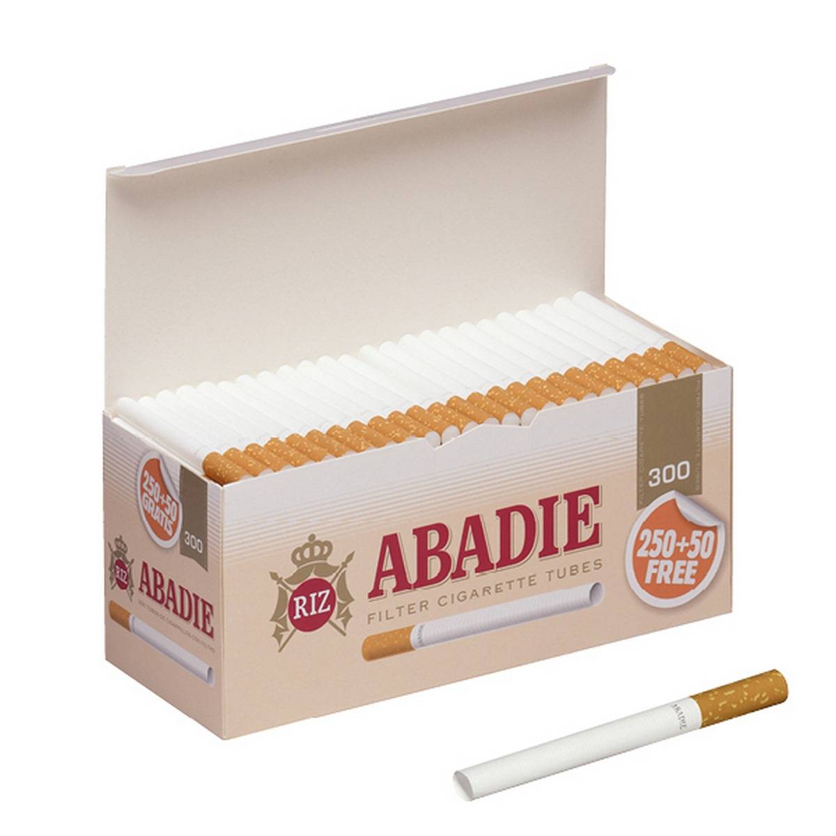 Caja de tubos 300 ABADIE - Cajón de 40 cajas/Cajas de 300 tubos