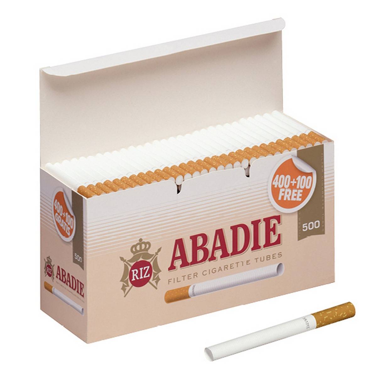 Caja de tubos  de 500  ABADIE -  Cajón de 20 cajas/ Cajas de 500 tubos