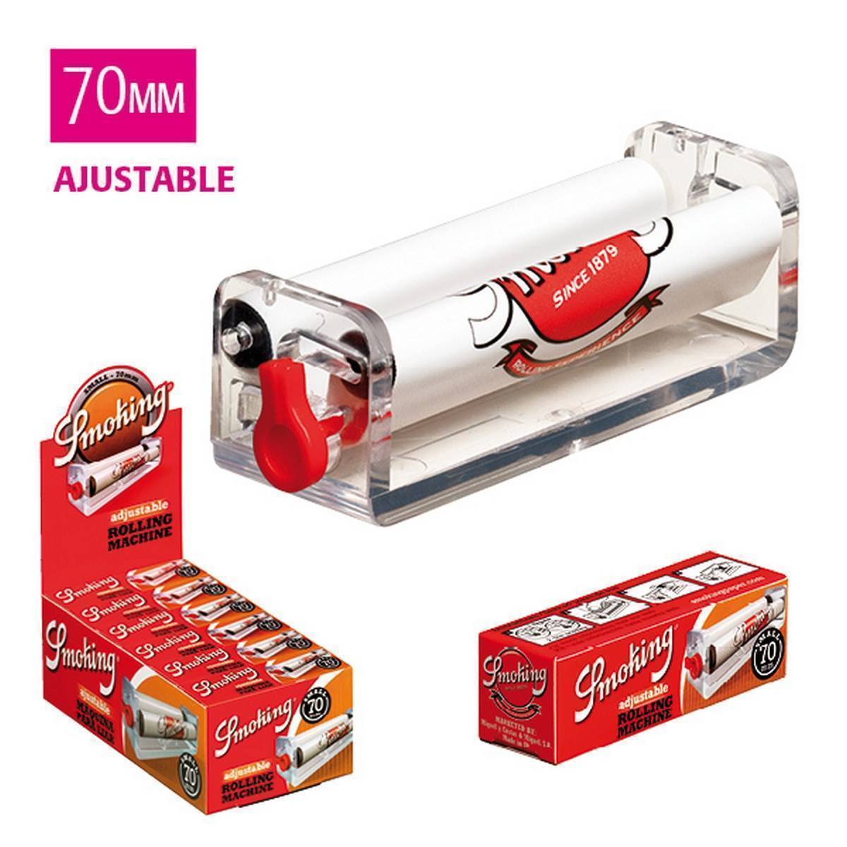 Máquina de liar Ajustable SMOKING, longitud 70 mm - Caja de 12 unidades