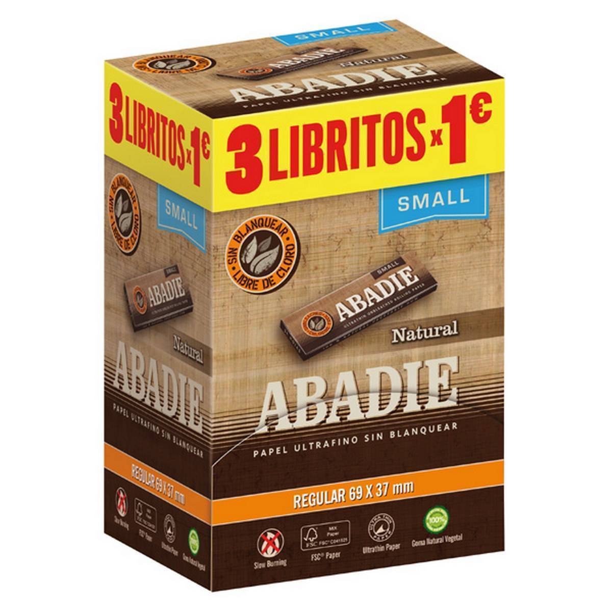 Expositor de 240 Librillos natural regular ABADIE 3X1€