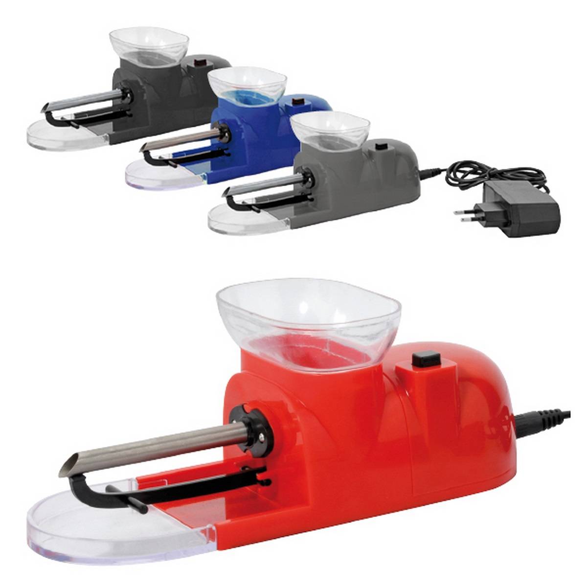 Lote de 4 máquinas de tubos Eléctrica , colores variados - CHAMP