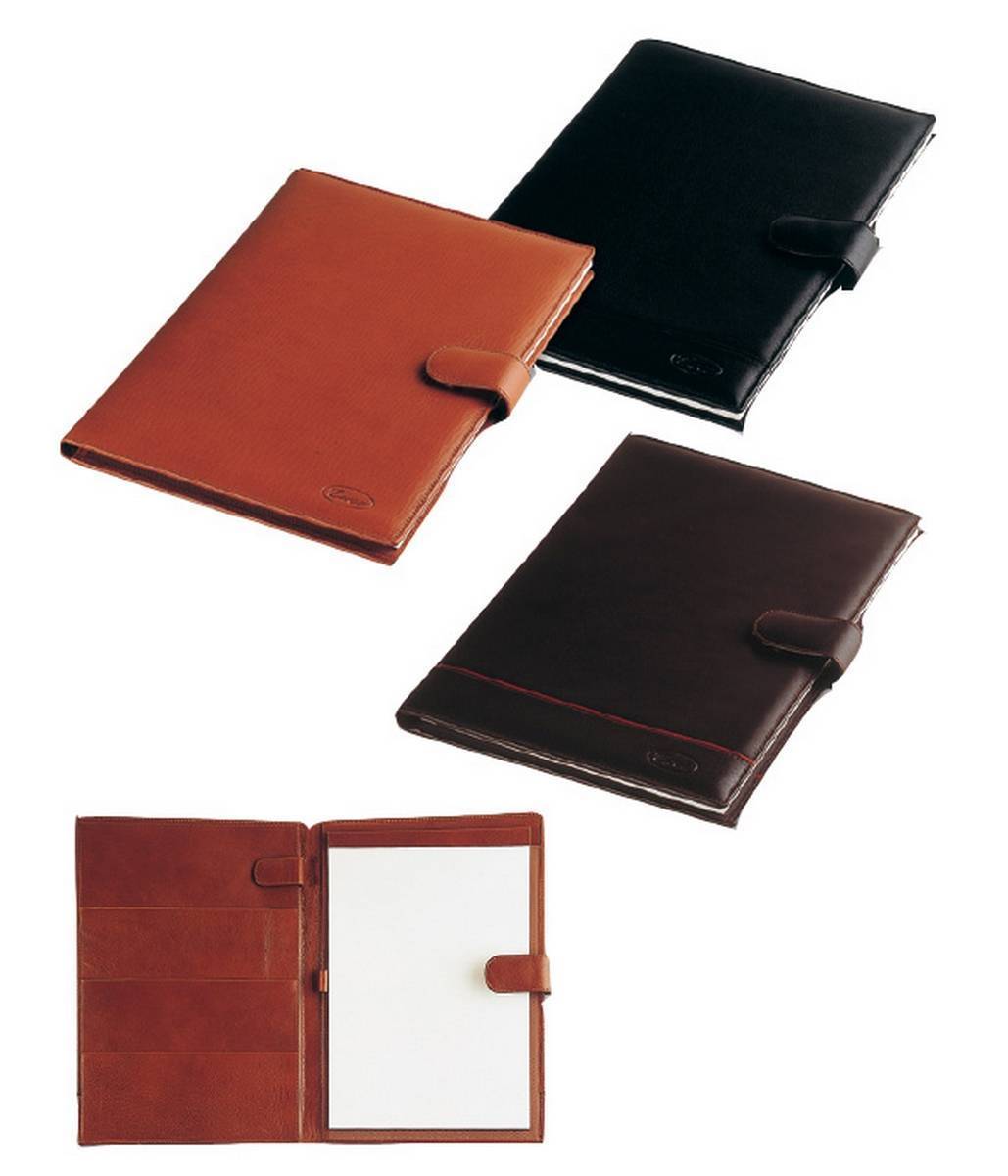 Portabloc folio con solapa en piel val EWEE 2249
