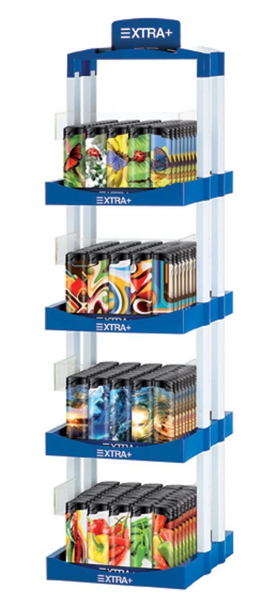 Expositor de encendedores XTRA+ 4 pisos
