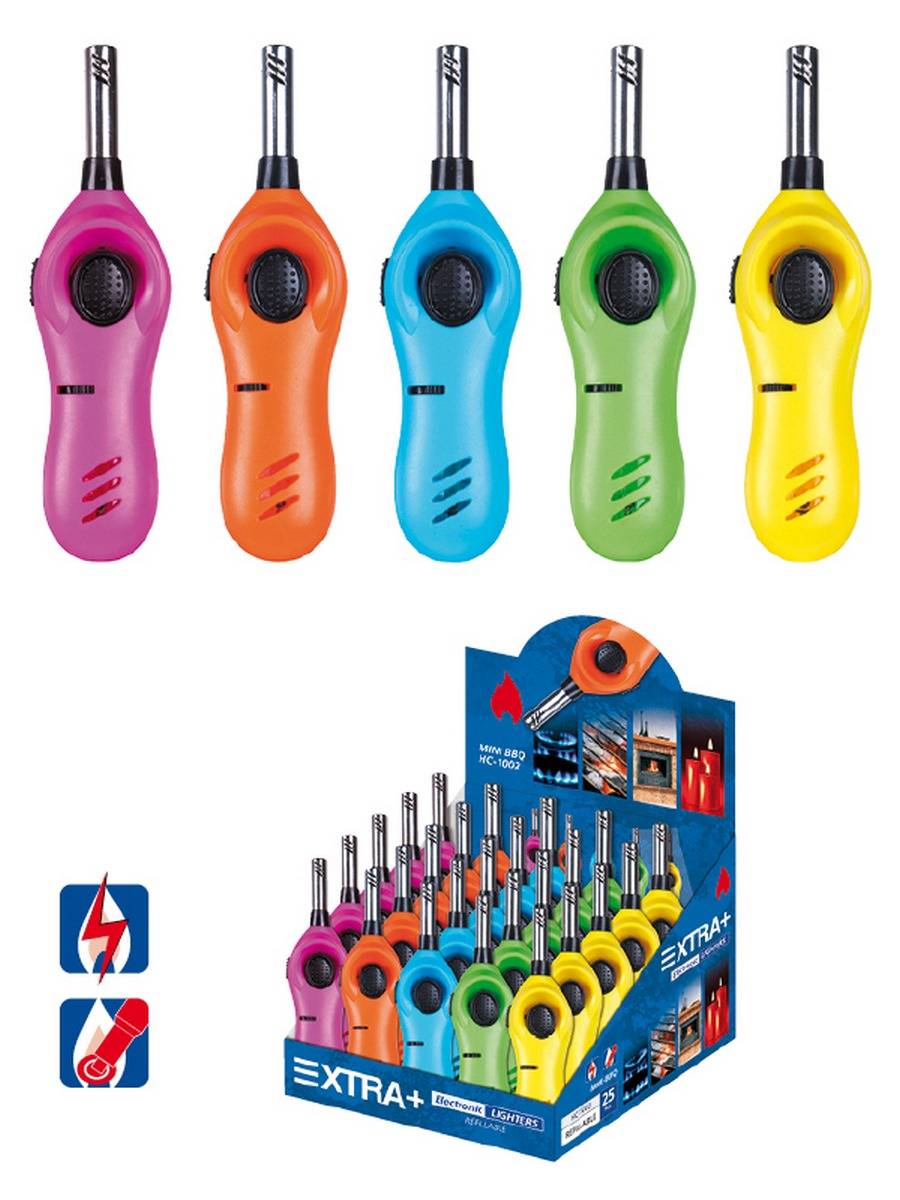 Encendedor mini opaco XTRA+ BBQ HC1002