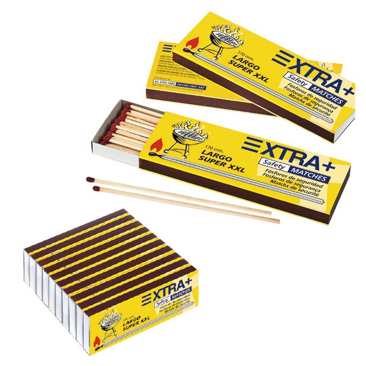 Caja de fosofors longitud- 170 mm -50 piezas por cajita