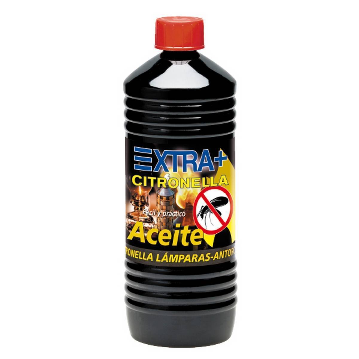 Botella de aceite de encendido para lamparas y antorchas, citronella, XTRA+ - 750 ml