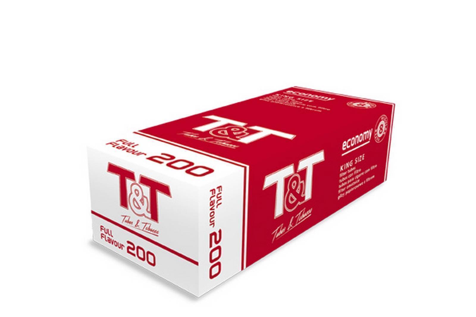 Caja de tubos de 200 T&T - Cajón de 50 cajas/Cajas de 200 tubos