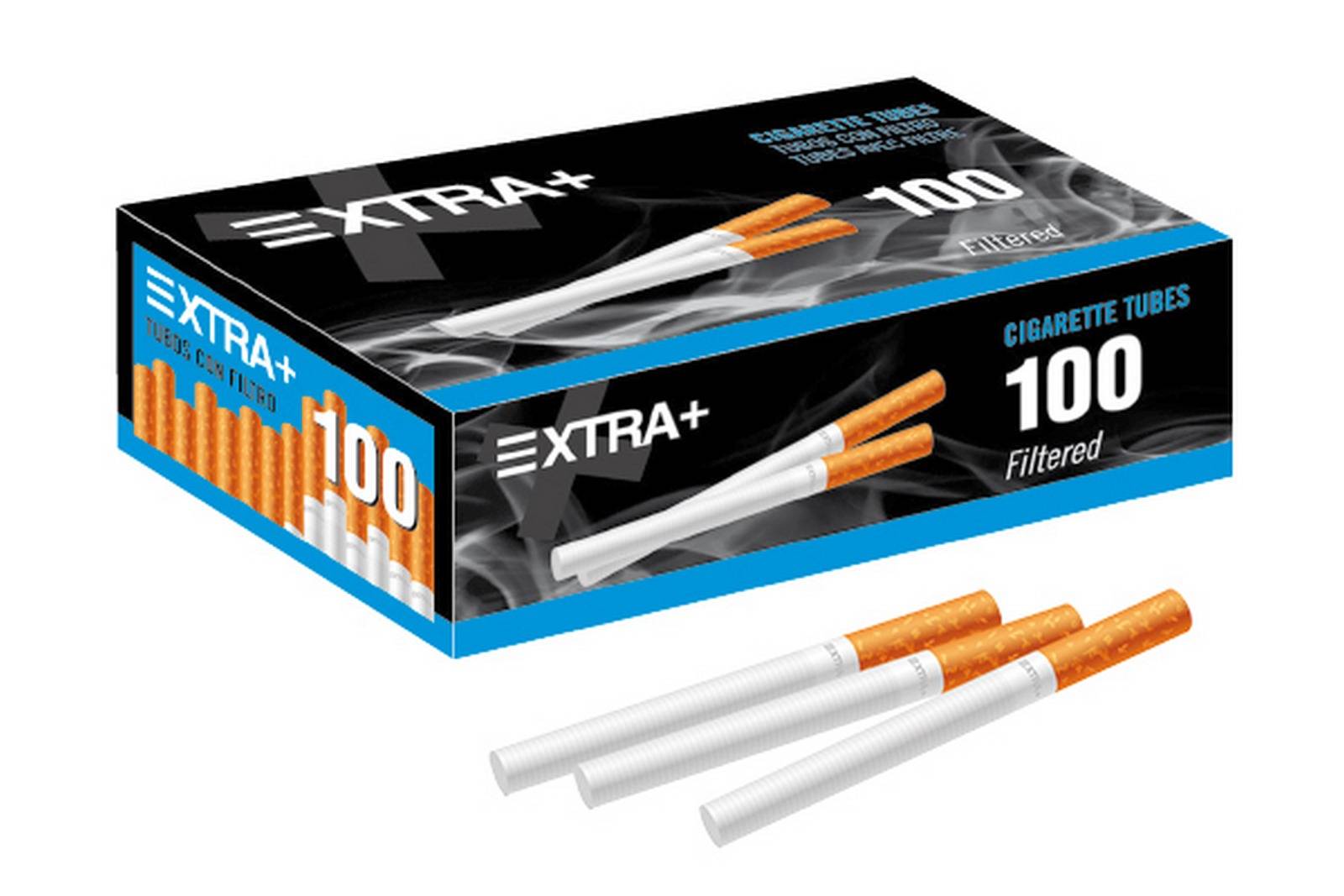 Caja de tubos de 100  XTRA+  Cajón de 100 cajas