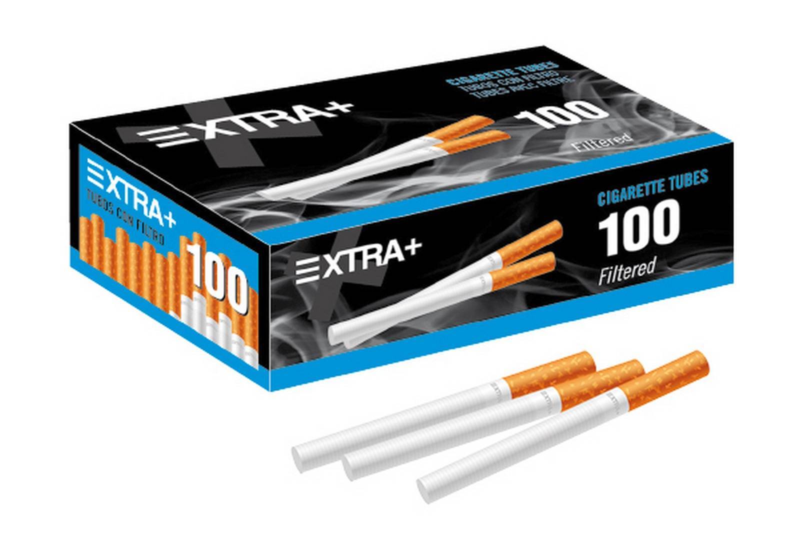 Caja de tubos de 100  XTRA+  Cajón de 100 cajas