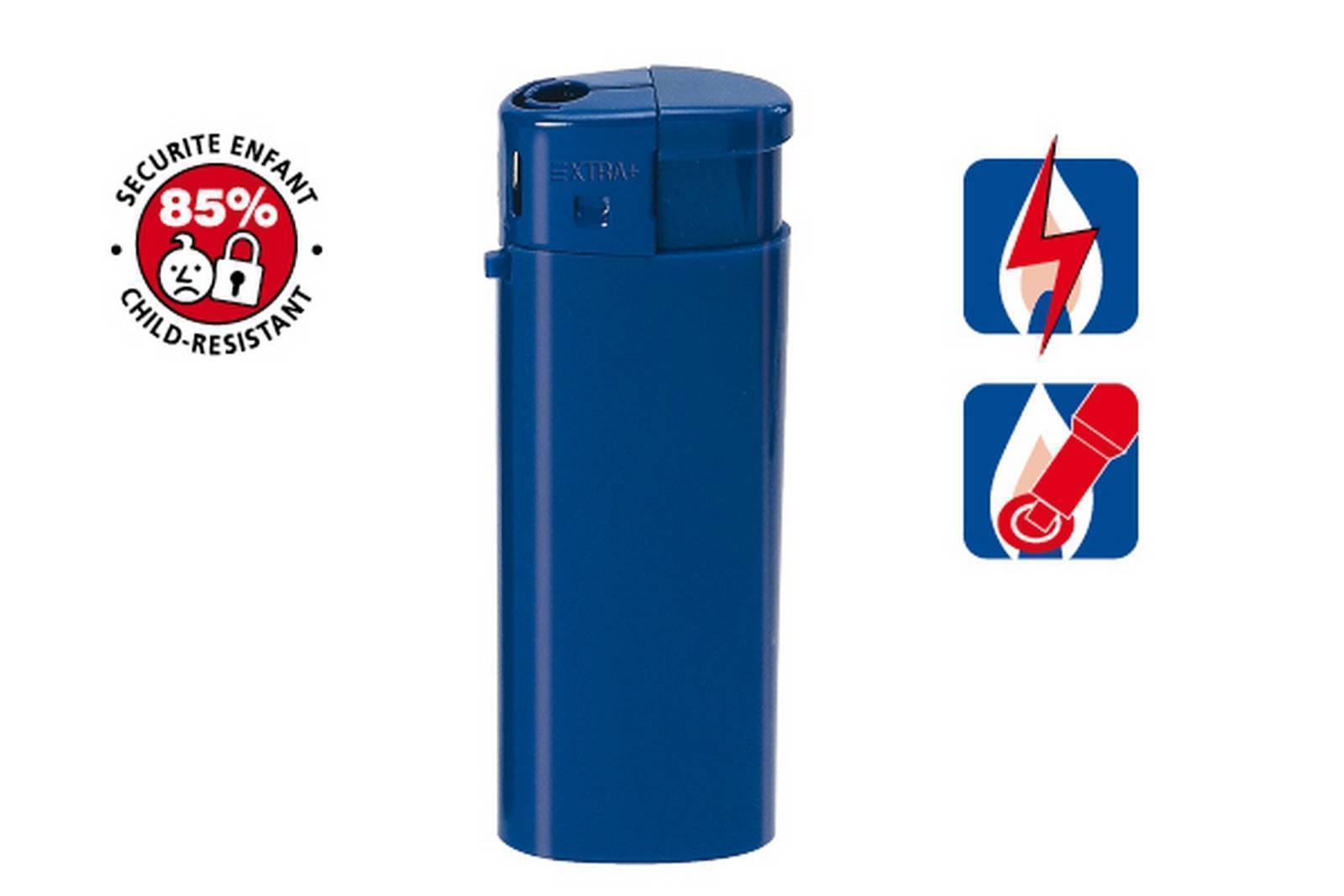 Encendedor mini opaco azul XTRA+ XHD620