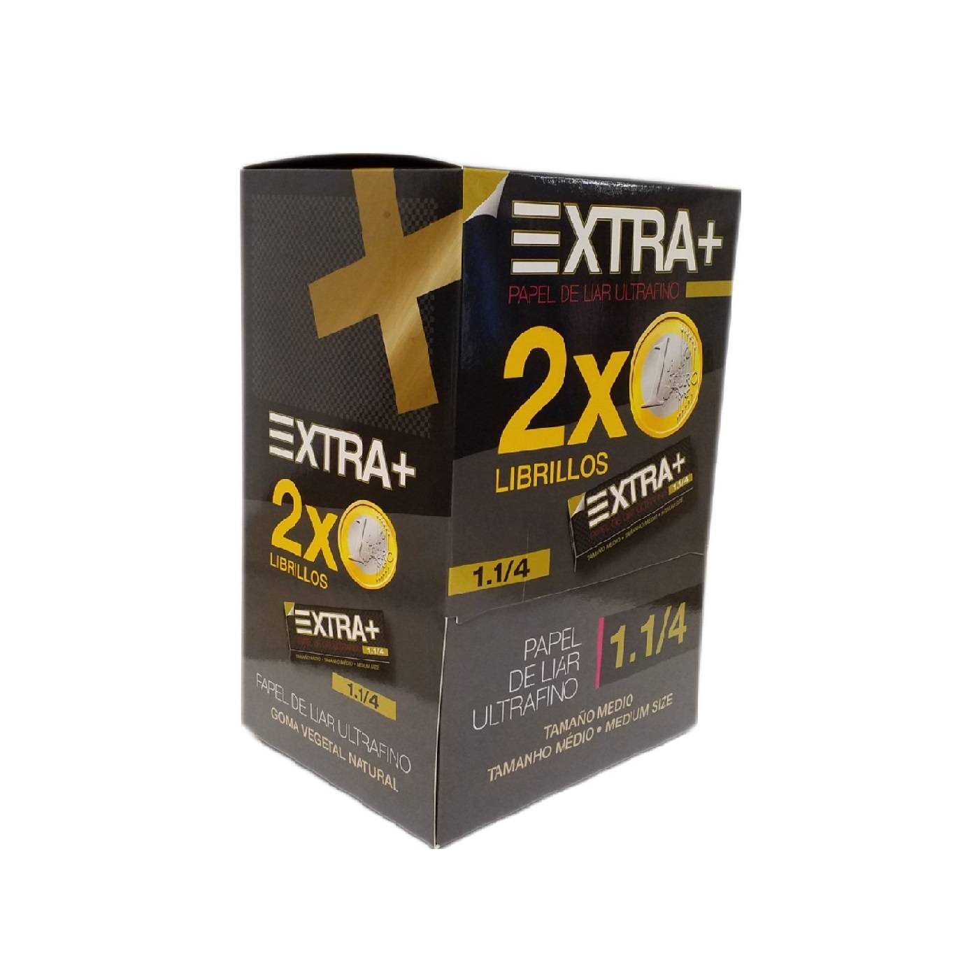 POR LA COMPRA DE 2 EXPOSITORES DE 2 X1  DE  PAPEL XTRA TAMAÑO 1,1/4  OBTIENE UN DESCUENTO DEL 7%                                                                                                                                                              