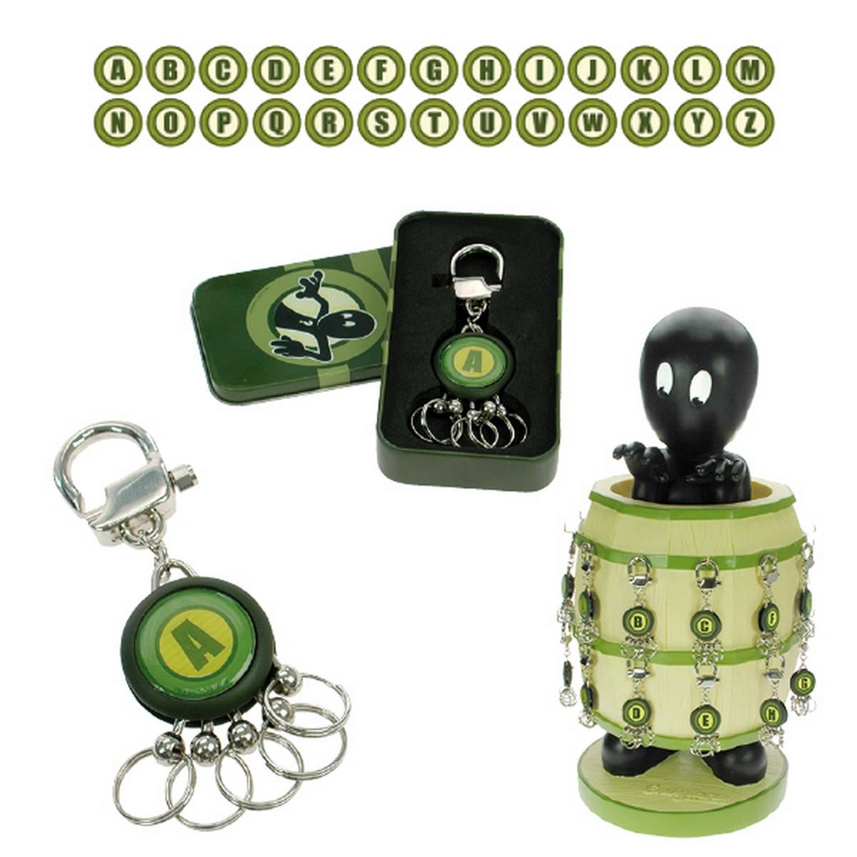 Lote/expositor de 96 llaveros ENIGMAN 5101