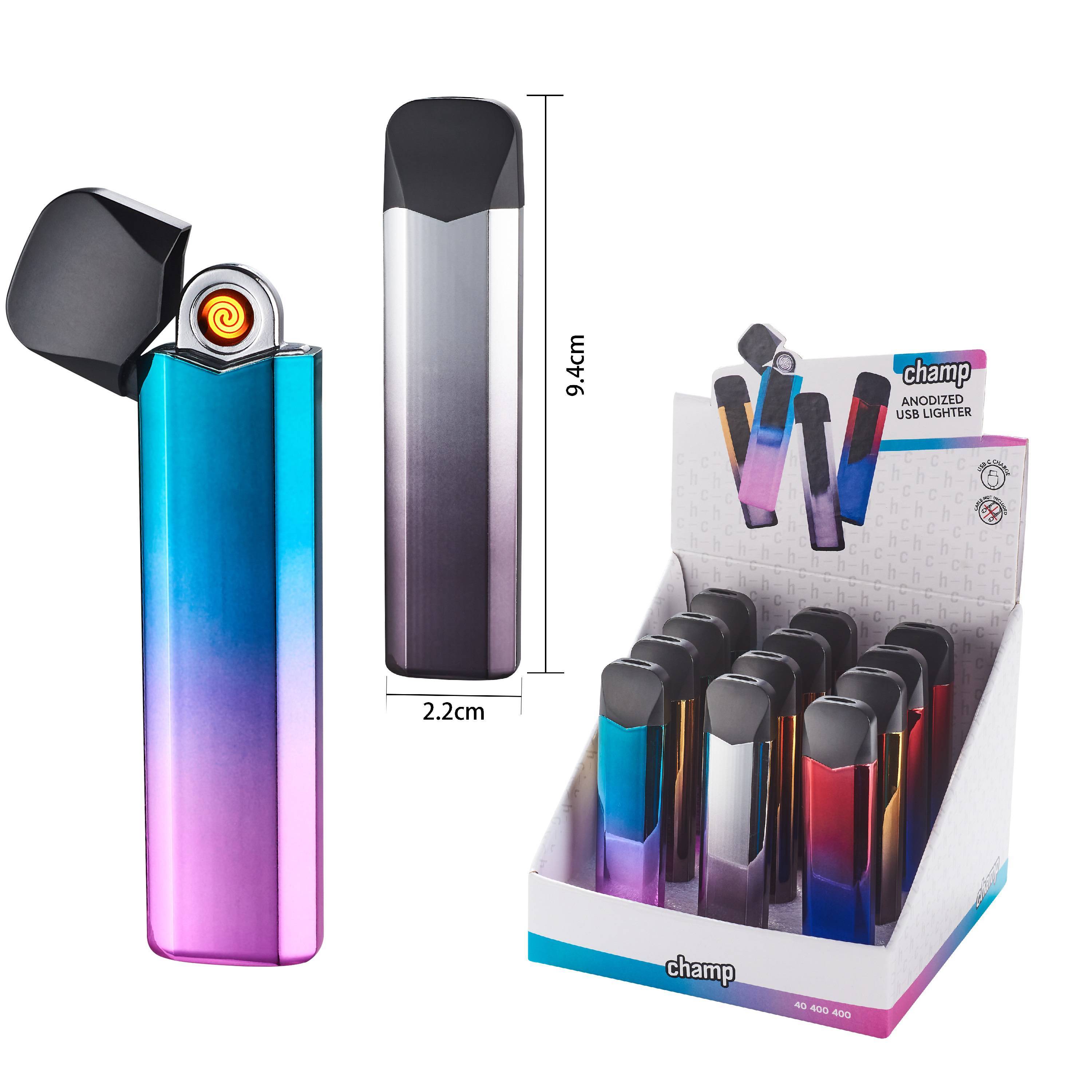 Lote 12 Encendedores CHAMP RAINBOW USB