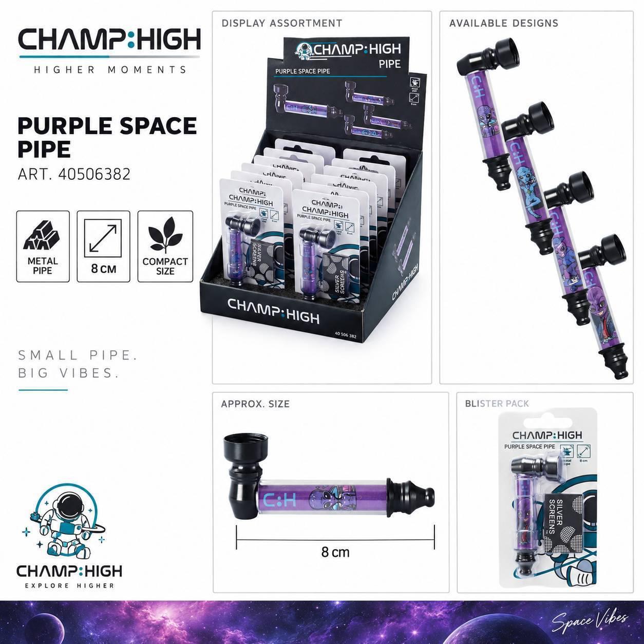 Lote 12 Pipa CH morada espacial