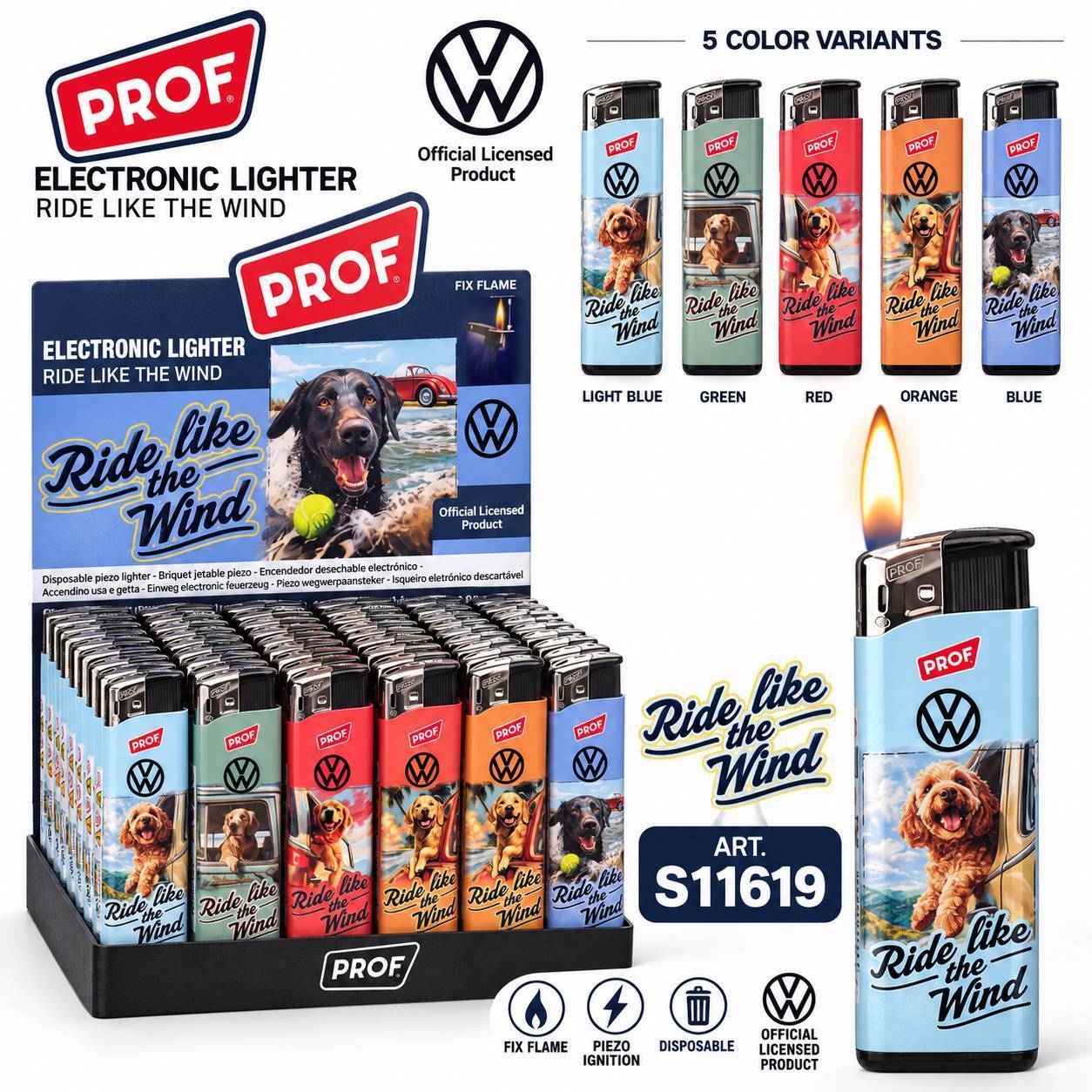 Lote 50 Enc.VW llama fija Ride